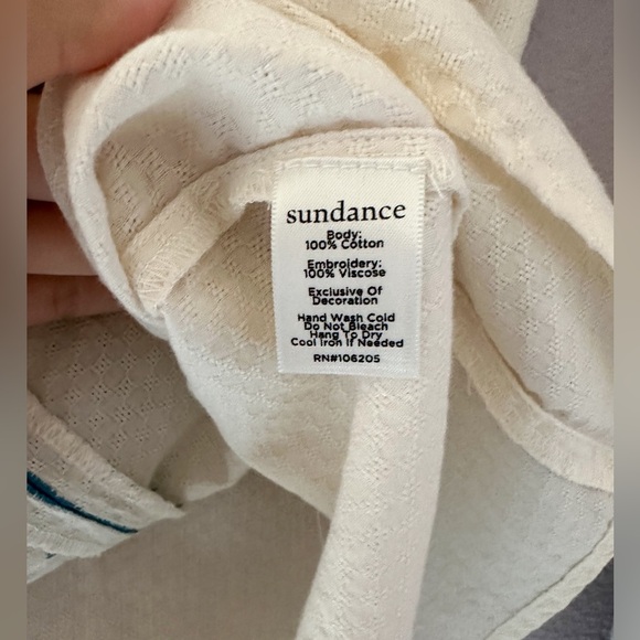 Sundance Paloma Embroidered Blouse Size Small - Picture 4 of 5